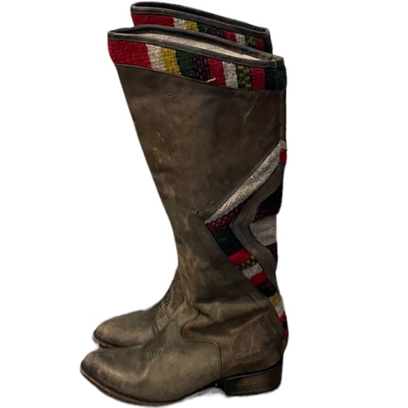 Freebird by Steven Roadies Tall Boot Leather Western Boho, Size 8M - Picture 5 of 16